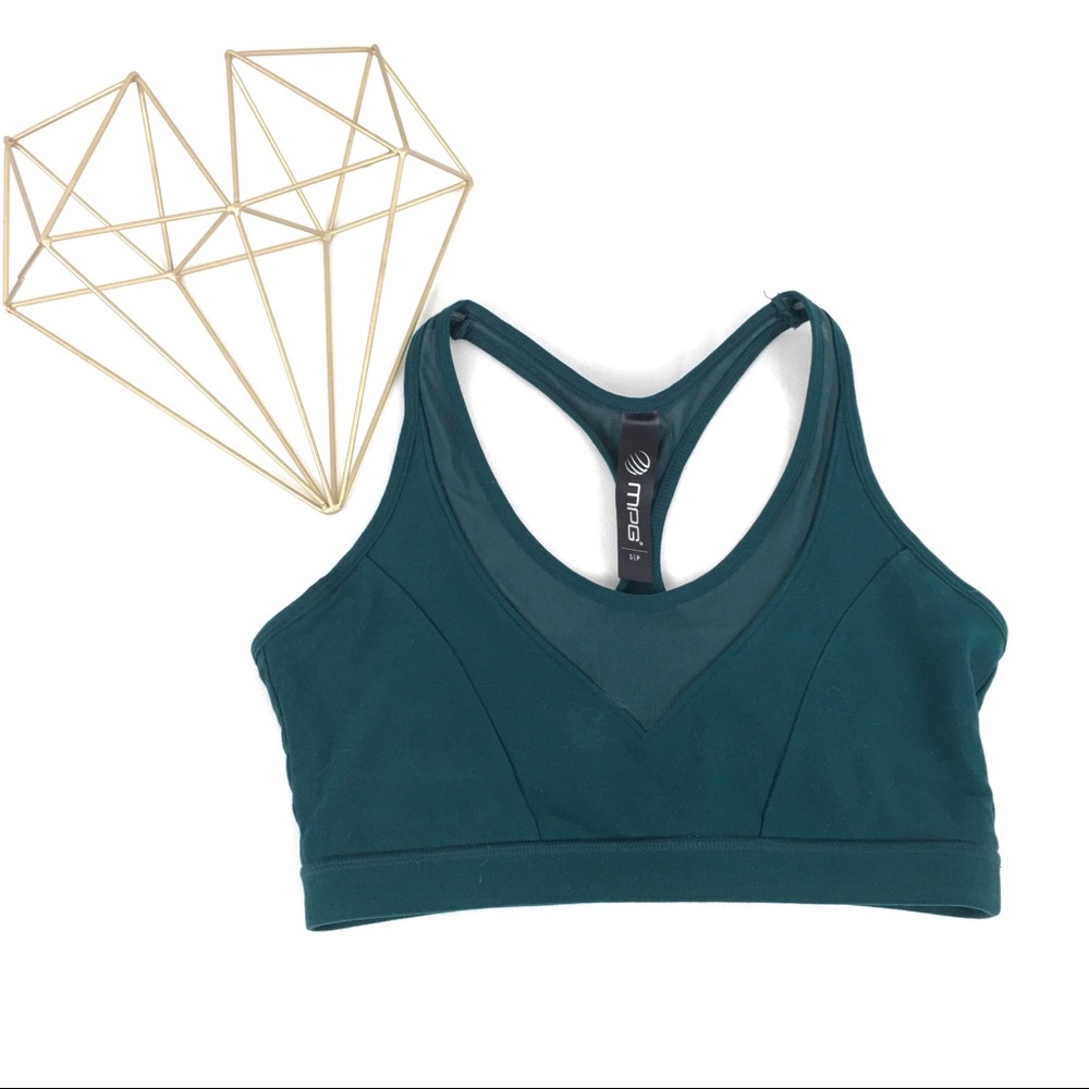 MPG Mondetta Teal Green Sport Bra